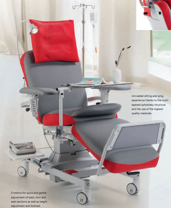 FOTOLIU/SCAUN – CHIMIOTERAPIE ELECTRIC, MODEL COMFORT Line2 -Germania - imagine 2